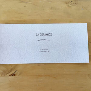 CA CERAMICS Wertgutschein
